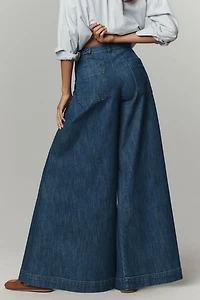 Pilcro High-Rise Wide-Leg Jeans