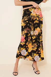Never Fully Dressed Floral Dorris Midi Skirt