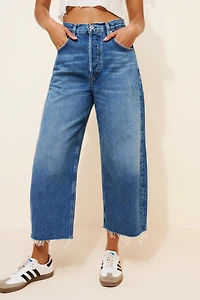 Citizens of Humanity Ayla Raw Hem Crop Jeans