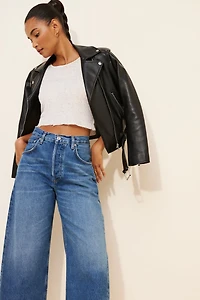 Citizens of Humanity Ayla Raw Hem Crop Jeans