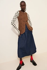 Little Lies Bow Motif Vest