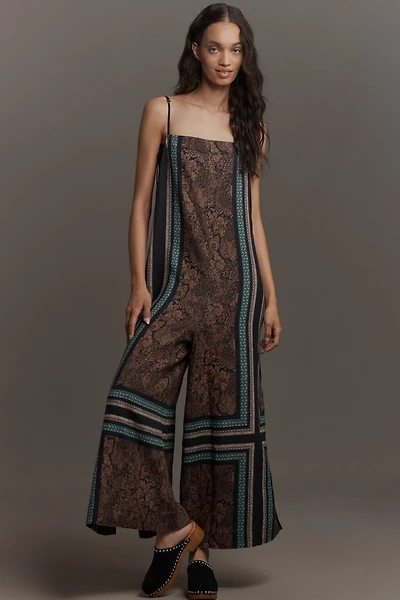 Printed Wide-Leg Jumpsuit