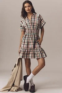 The Somerset Plaid Mini Dress
