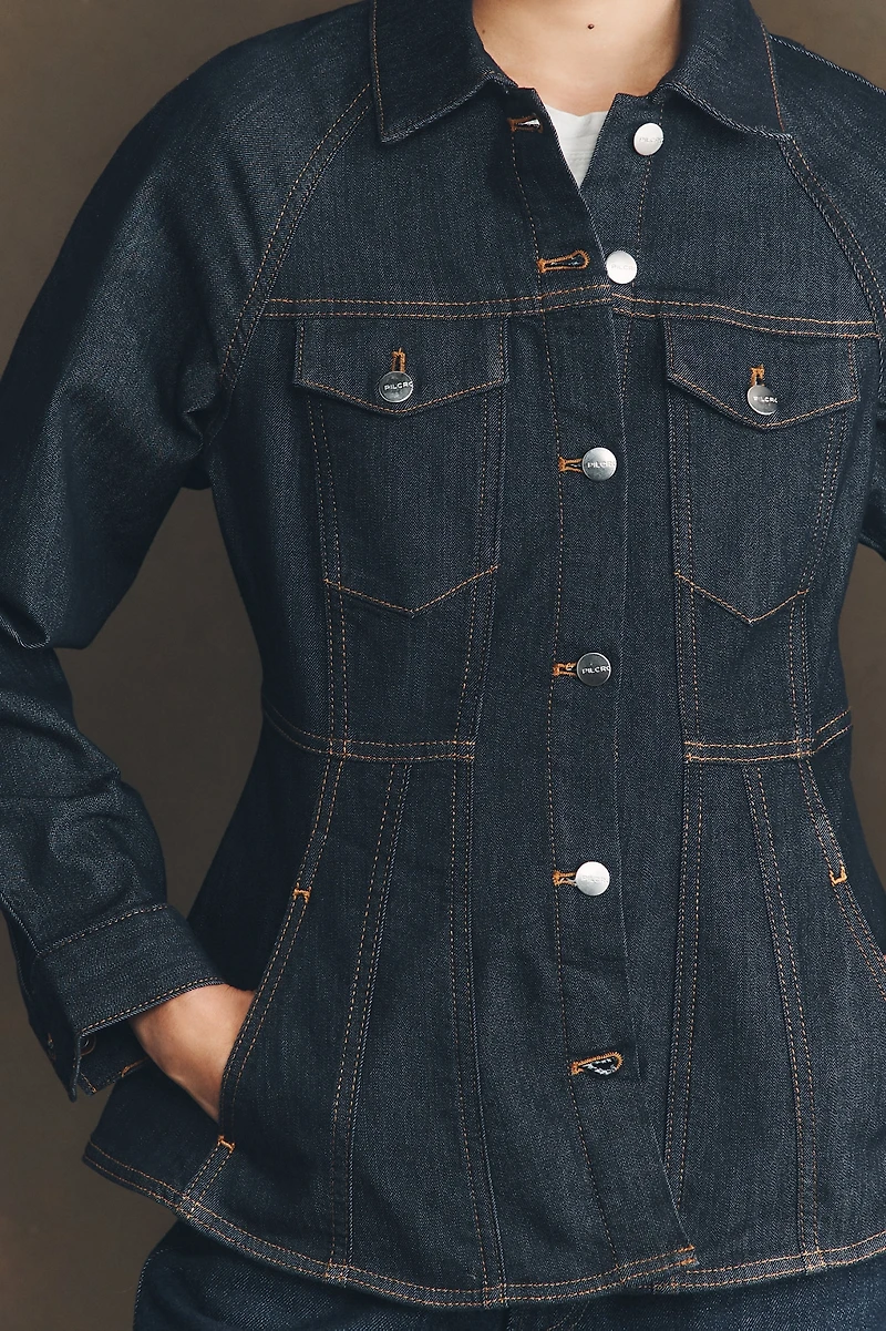 Pilcro Peplum Denim Jacket
