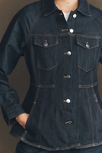 Pilcro Peplum Denim Jacket