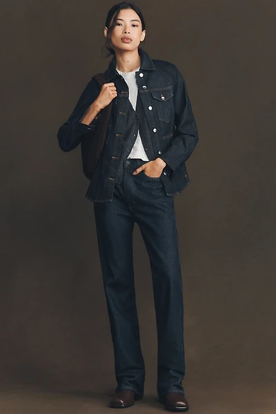 Pilcro Peplum Denim Jacket