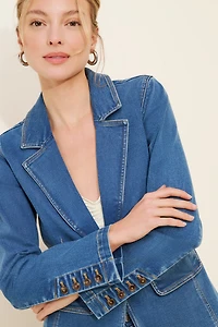 Sanctuary Sculpted Denim Blazer