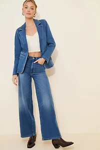 Sanctuary Sculpted Denim Blazer