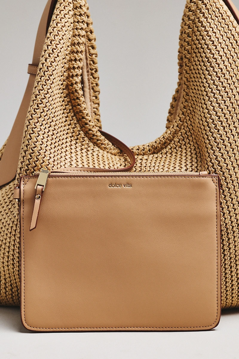 Dolce Vita Miriel Raffia Tote Bag