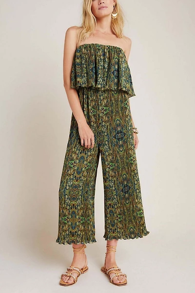 Suzanne Pleated Wide-Leg Jumpsuit