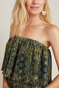 Suzanne Pleated Wide-Leg Jumpsuit