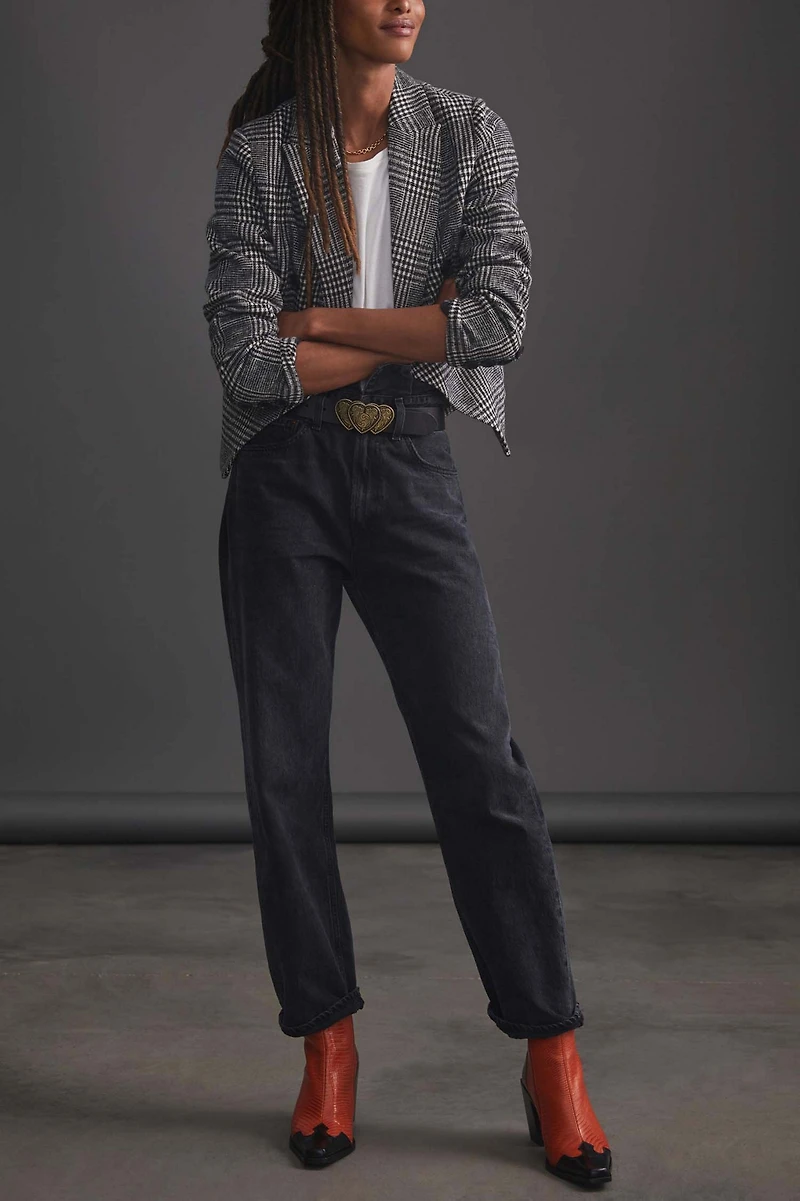 Bagatelle Short Plaid Blazer