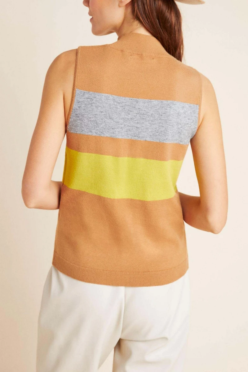 Suzy Mock Neck Sweater Tank