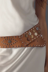 Z&L Europe Vega Coin Studded Belt