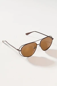 I-SEA Metal Aviator Sunglasses