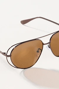 I-SEA Metal Aviator Sunglasses