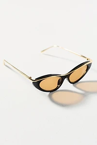 I-SEA Sporty Wrapped Cat-Eye Sunglasses