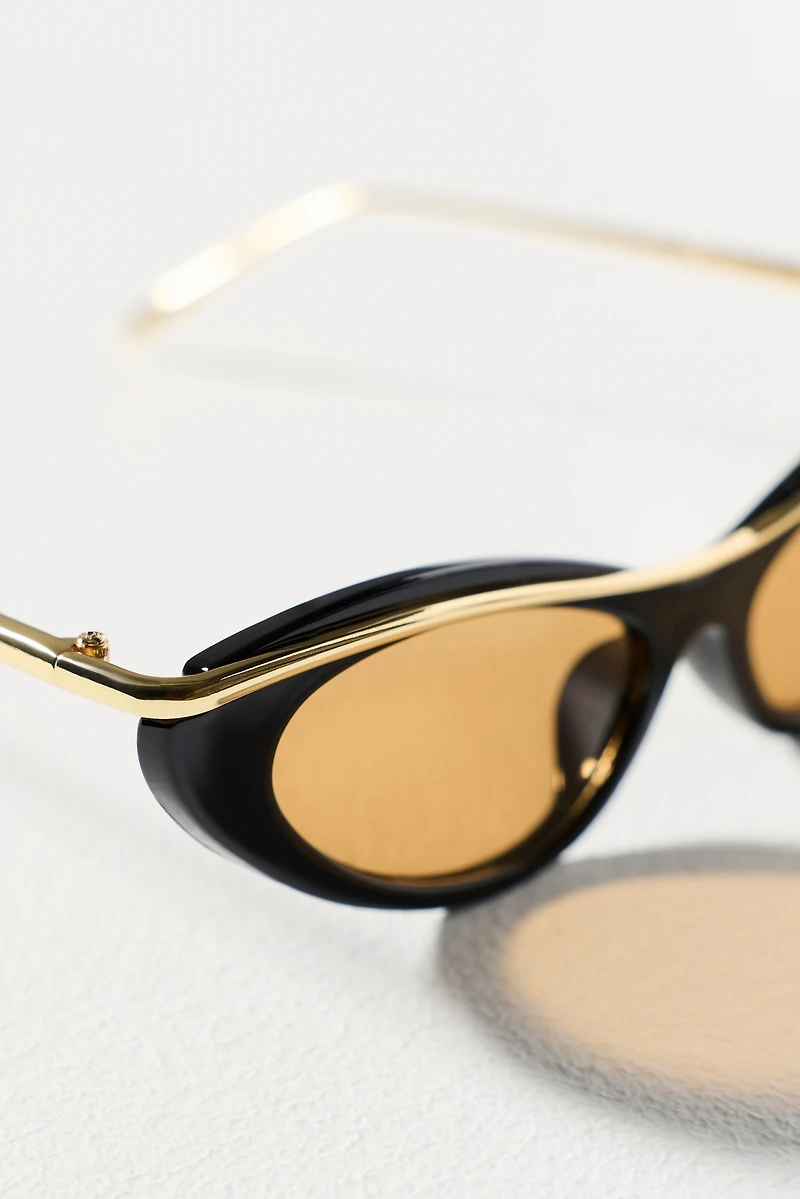 I-SEA Sporty Wrapped Cat-Eye Sunglasses