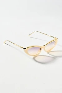 I-SEA Sporty Wrapped Cat-Eye Sunglasses