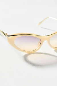 I-SEA Sporty Wrapped Cat-Eye Sunglasses