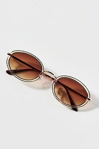I-SEA Oval Rim Sunglasses