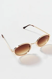 I-SEA Oval Rim Sunglasses