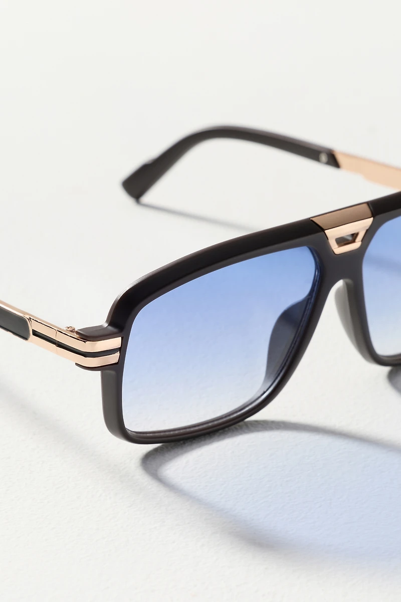 I-SEA Matte Aviator Sunglasses