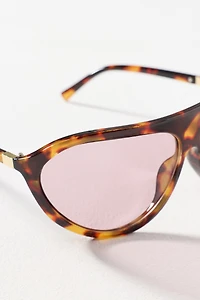 By Anthropologie Oversized Aviator Sunglasses