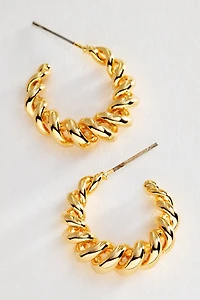 Spiral Hoop Earrings