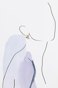 By Anthropologie textured Crystal Hoop Earrings