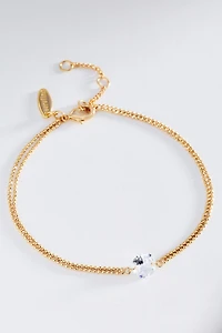 Delicate Floating Crystal Bracelet