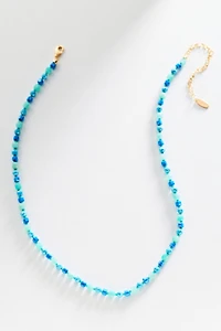 Multi-Color Beaded Collar Necklace