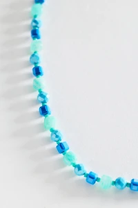 Multi-Color Beaded Collar Necklace