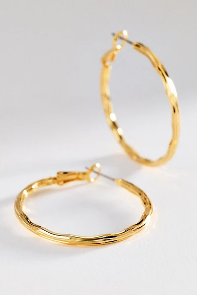 Textured Hoop Earrings