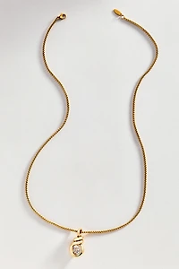 Organic Bezel Crystal Pendant Necklace