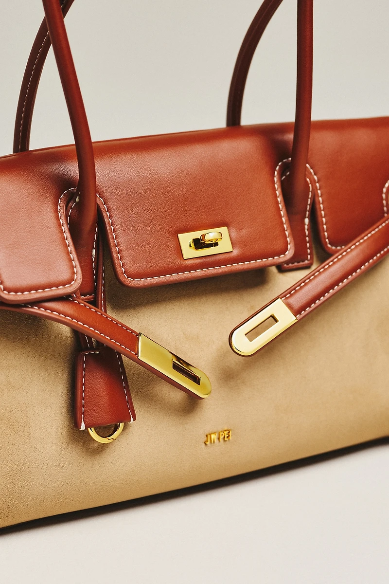 JW PEI Yara Faux Suede Shoulder Bag