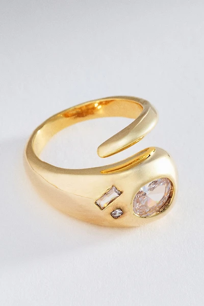 Crystal Wrap Adjustable Ring