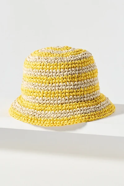 Brunna.Co Brigitte Raffia Bucket Hat