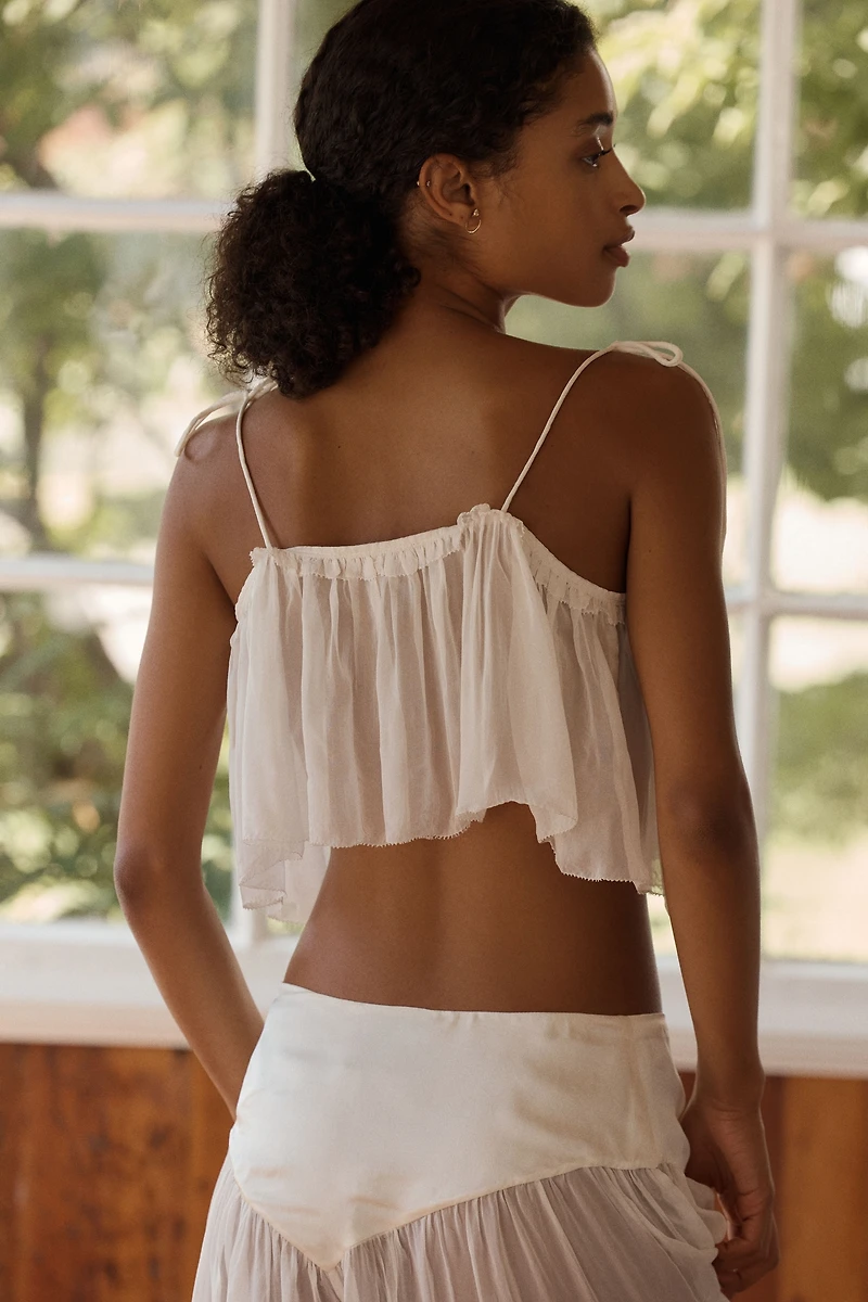 BHLDN Sheer Cropped Cami