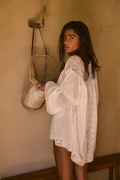 BHLDN Cottage Cotton Sleep Shirt