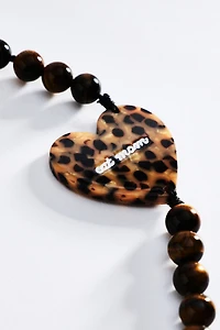 Solar Eclipse Hand-Painted Charm Beaded Phone Chain