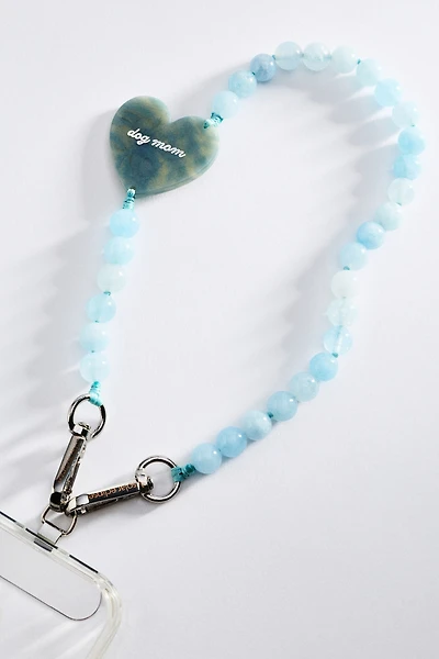 Solar Eclipse Hand-Painted Charm Beaded Phone Chain