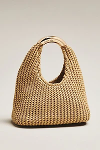 Dolce Vita Eveliser Raffia Mini Slouchy Bag