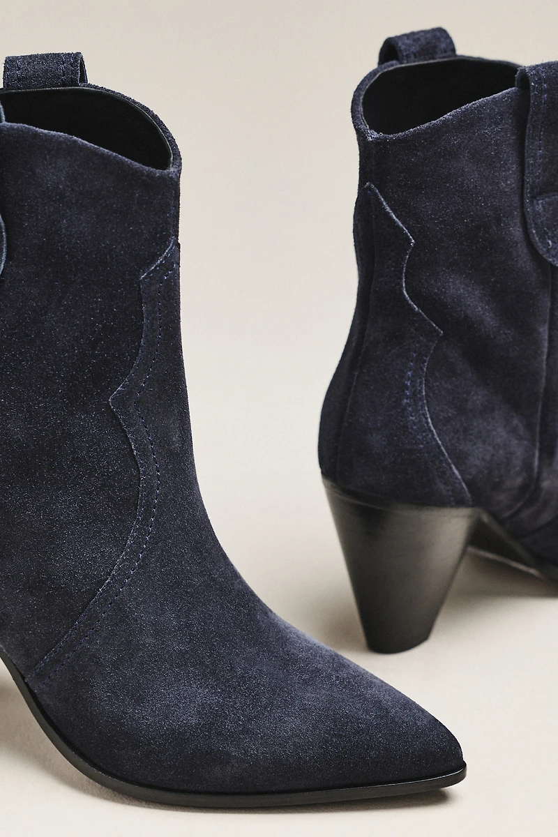 By Anthropologie Western Ankle Boots
