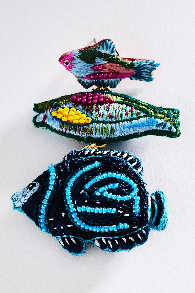 Mignonne Gavigan Luxe Pececito Drop Earrings