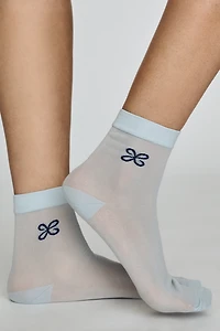 Maeve Sheer Logo Socks