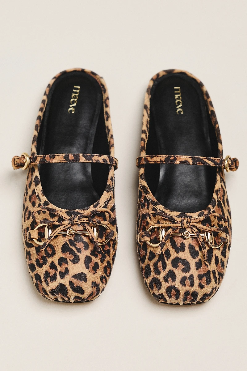 Maeve Horsebit Mule Ballet Flats