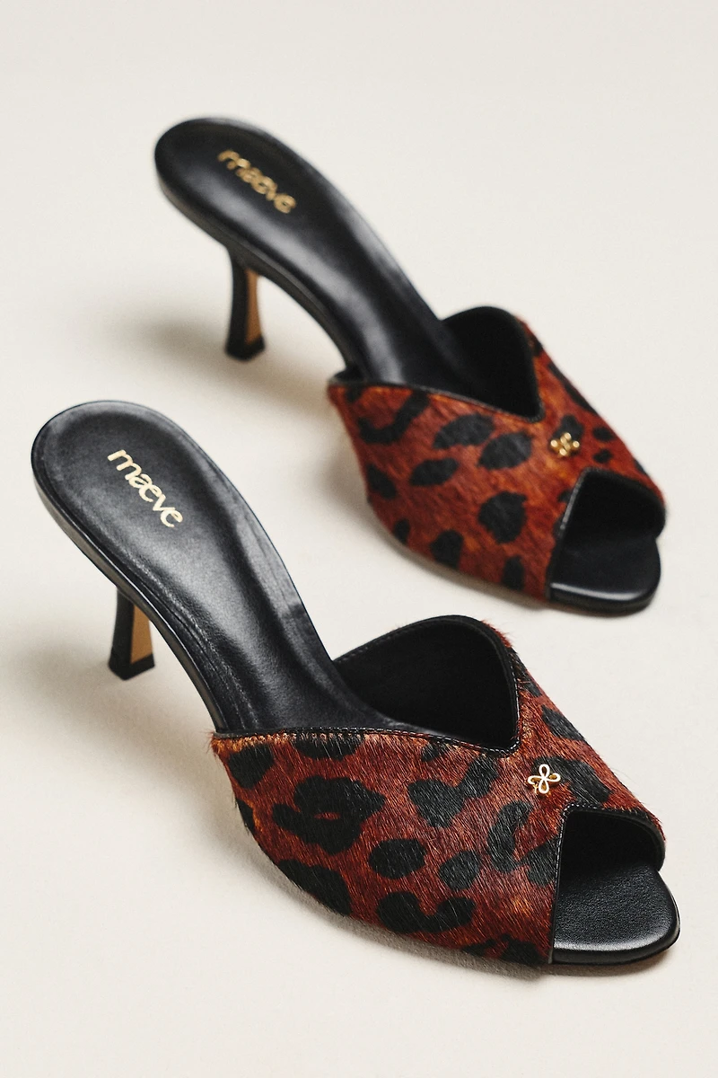 Maeve Peep-Toe Kitten Heels