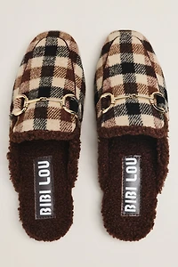 Bibi Lou Shearling Horsebit Mules