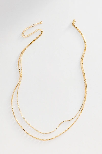 Heather Hawkins Draped Drawn Box Chain Necklace